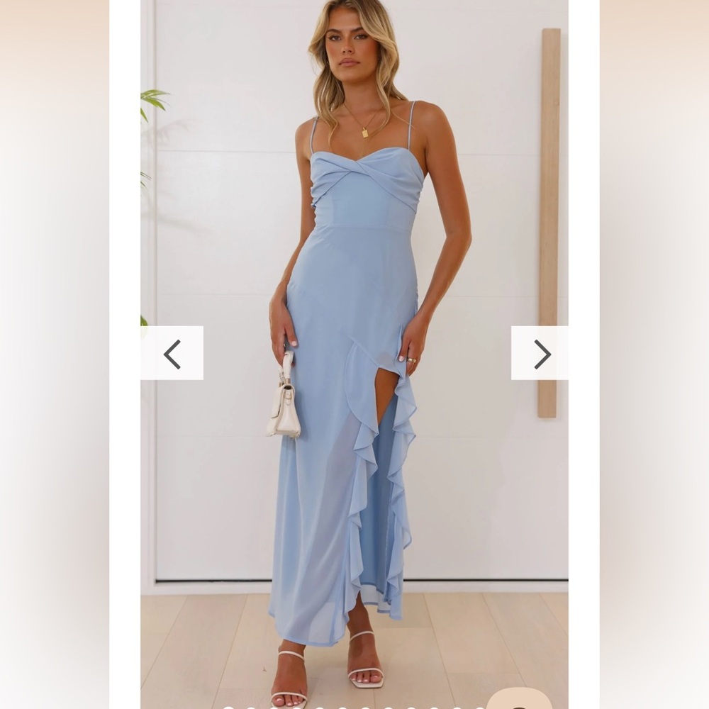 Elegant Light Blue Dress
